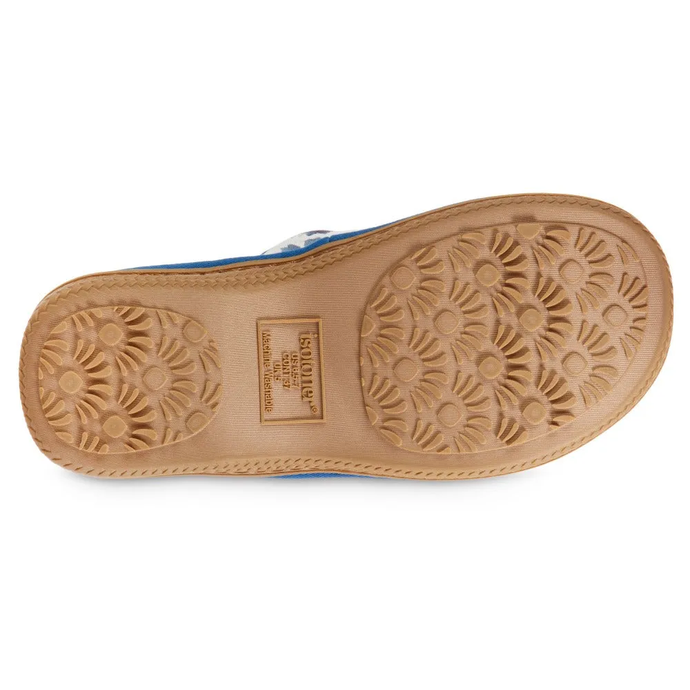 Women's Cotton Floral Keilly Slide with Enhanced Heel Cushion